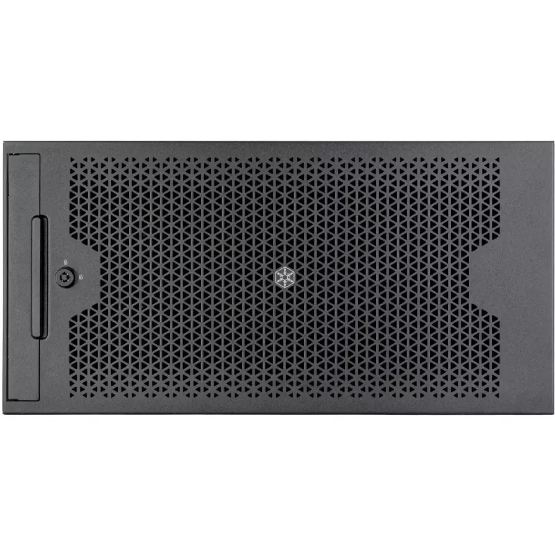 SILVERSTONE Rack-Gehäuse RM53-502 — 19-Zoll-Server-Rack-Chassis, schwarz