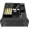 SILVERSTONE Rack-Gehäuse RM53-502 — 19-Zoll-Server-Rack-Chassis, schwarz