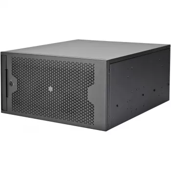 SILVERSTONE Rack-Gehäuse RM53-502 — 19-Zoll-Server-Rack-Chassis, schwarz