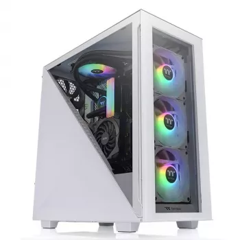 PC-Gehäuse Thermaltake Divider 300 TG Snow Midi Tower Weiß