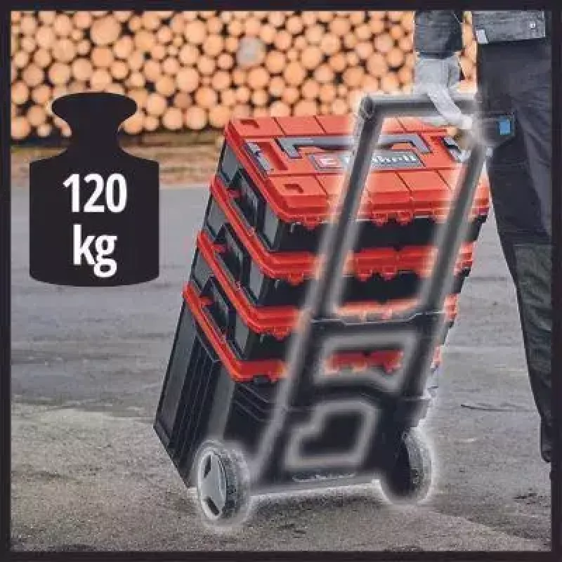 Werkzeugkoffer Einhell E-Case L Polypropylen Schwarz Rot 41.5x27.3x32 cm