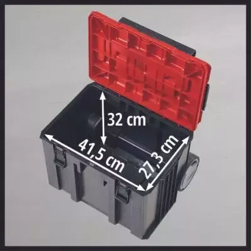 Werkzeugkoffer Einhell E-Case L Polypropylen Schwarz Rot 41.5x27.3x32 cm