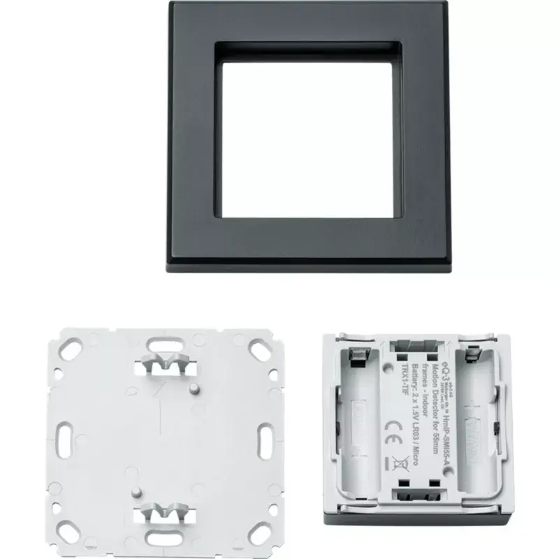 Bewegungsmelder HomeMatic IP HmIP-SMI55-A Anthrazit – Wand-/Deckenmontage, 55 Rahmen
