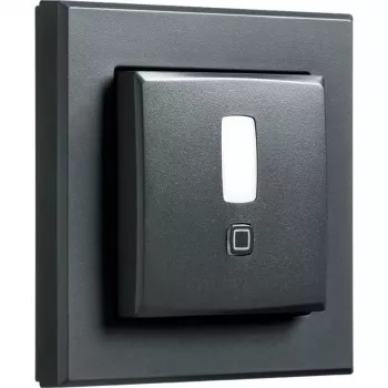 Bewegungsmelder HomeMatic IP HmIP-SMI55-A Anthrazit – Wand-/Deckenmontage, 55 Rahmen