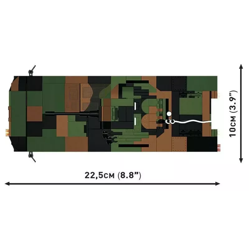 Brick Model Kit Cobi Armed Forces KTO Rosomak 2-in-1 (COBI-2629)