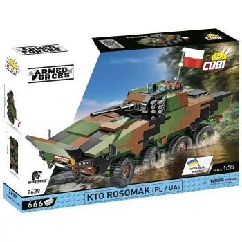 Brick Model Kit Cobi Armed Forces KTO Rosomak 2-in-1 (COBI-2629)
