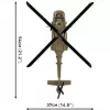 Bausatz Cobi Sikorsky UH-60 Schwarz Hawk 928 Blöcke, Modell COBI-5906