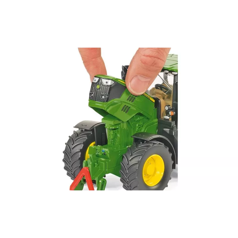 Siku John Deere 6210R, Traktormodell, 3 Jahr(e), Metall, Kunststoff, Schwarz, Grün
