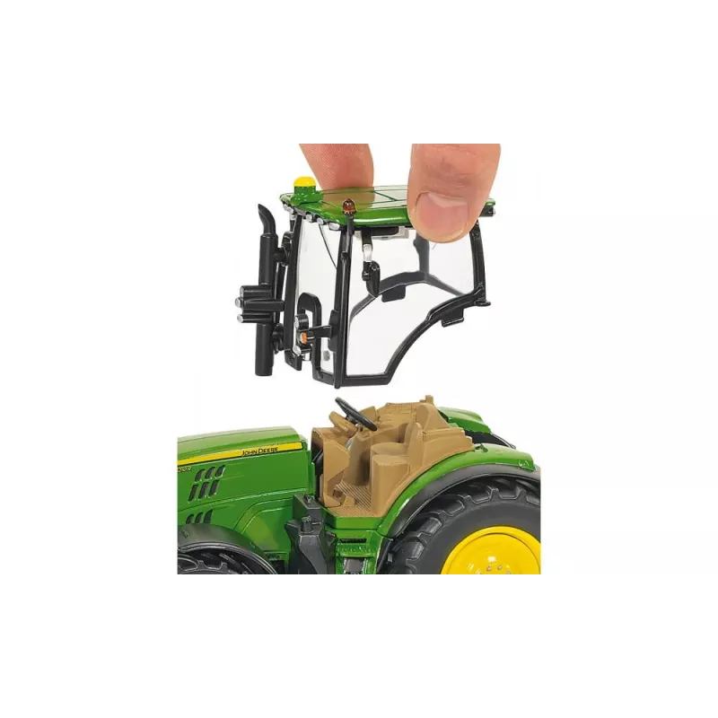 Siku John Deere 6210R, Traktormodell, 3 Jahr(e), Metall, Kunststoff, Schwarz, Grün