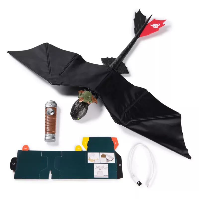 Ferngesteuerter fliegender Drache Toothless von Spin Master – RC-Spielzeug, Drachenzähmen leicht gemacht