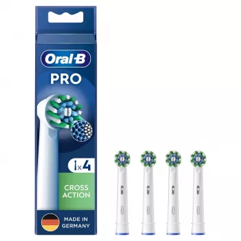 Oral-B CrossAction 4 Stk. Weiß