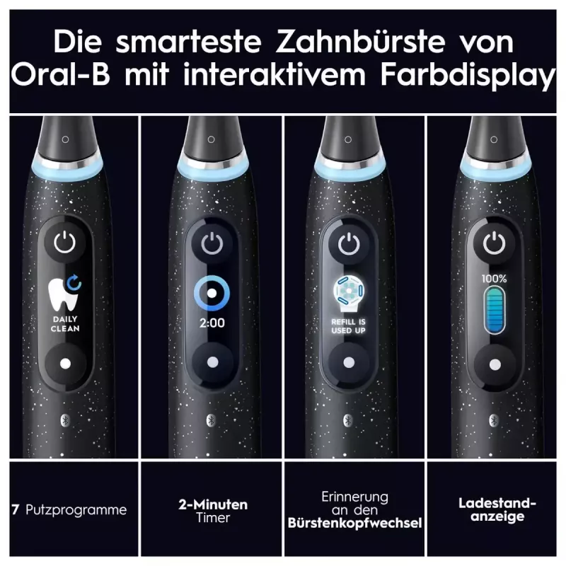 Oral-B iO iO10 Adult Rotating toothbrush Schwarz