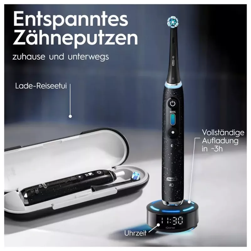 Oral-B iO iO10 Adult Rotating toothbrush Schwarz