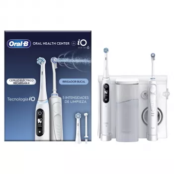 Rotierend-oszillierende Zahnbürste Oral-B iO6 White Erwachsene Akku 2 Bürstenköpfe