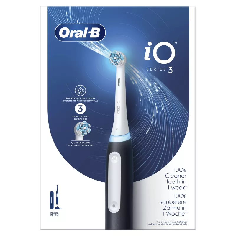 Oral-B elektrische Zahnbürste Erwachsener Rotierend-oszillierende Zahnbürste Schwarz Weiß