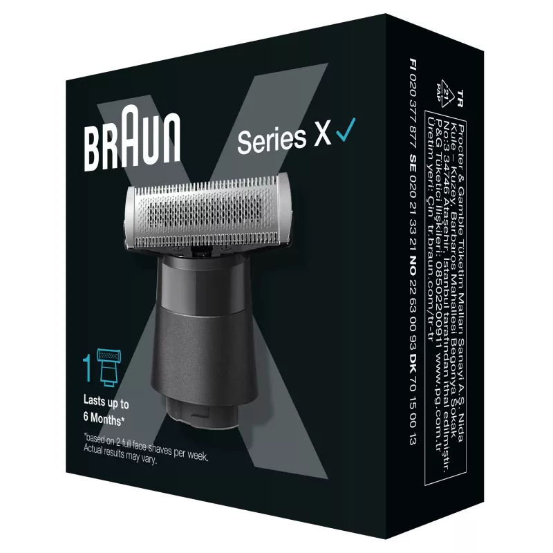 Rasierkopf Braun XT20 1 Kopf Schwarz