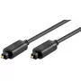 TOSLINK optisches Audiokabel GOOBAY 50565 — 2 m, Stecker auf Stecker, schwarz
