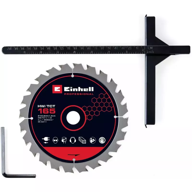 Akku-Handkreissäge EINHELL Professional TP-CS 18/165 Li BL, 18 V, Solo (ohne Akku/Ladegerät)