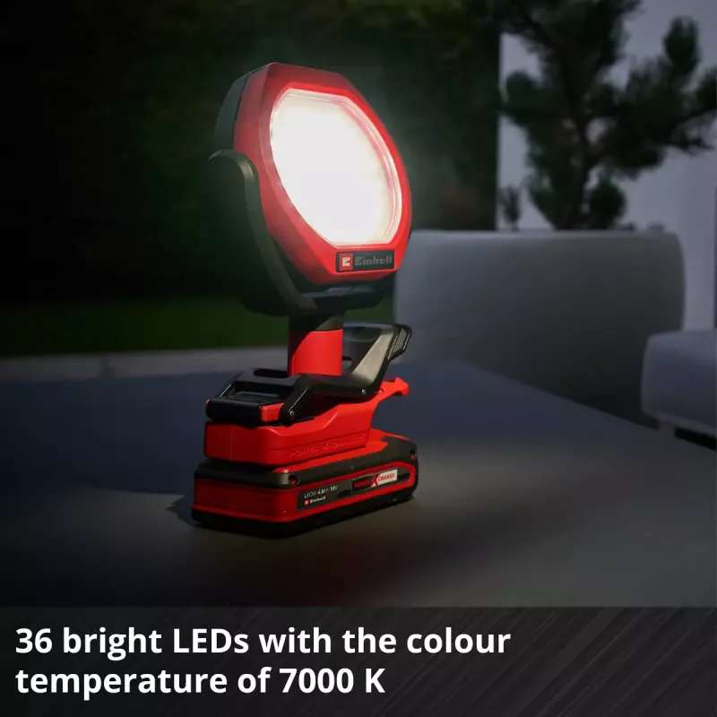 Akku-Außenleuchte EINHELL GC-OL 18/1500 Li‑Solo — LED-Leuchte, Akku und Ladegerät nicht im Lieferumfang