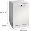 Bosch Serie 2 SMS2HTW08E Geschirrspüler Freistehend 13 Maßgedecke