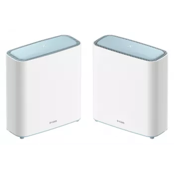 D-Link EAGLE PRO AI AX3200 Mesh-System (2er-Pack), Weiß, Mesh-System, Status, Power, 510 m², Dualband (2,4 GHz / 5 GHz), Wi-Fi 6 (802.11ax)