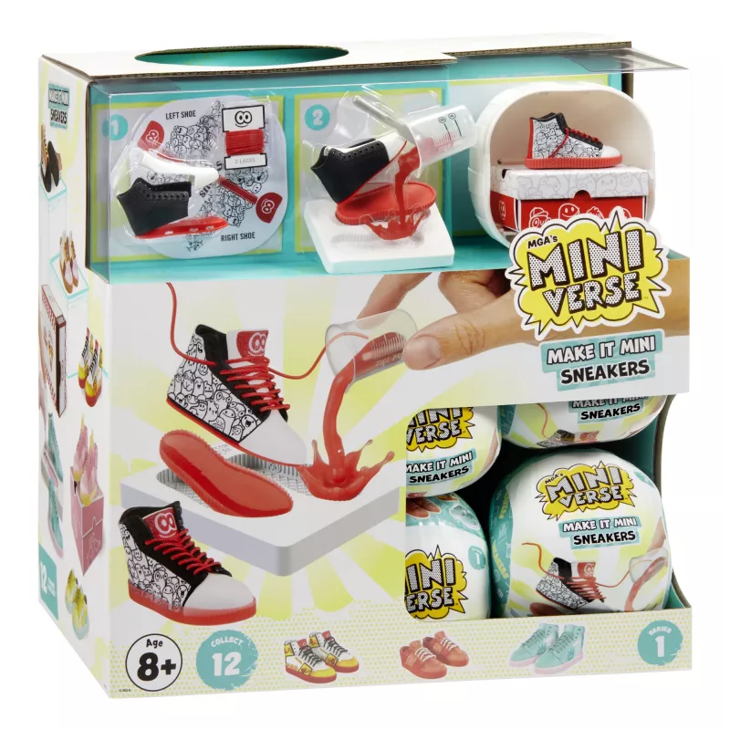 Miniverse Make It Mini Sneakers im PDQ, 8 Jahre, Mehrfarbig, Kunststoff