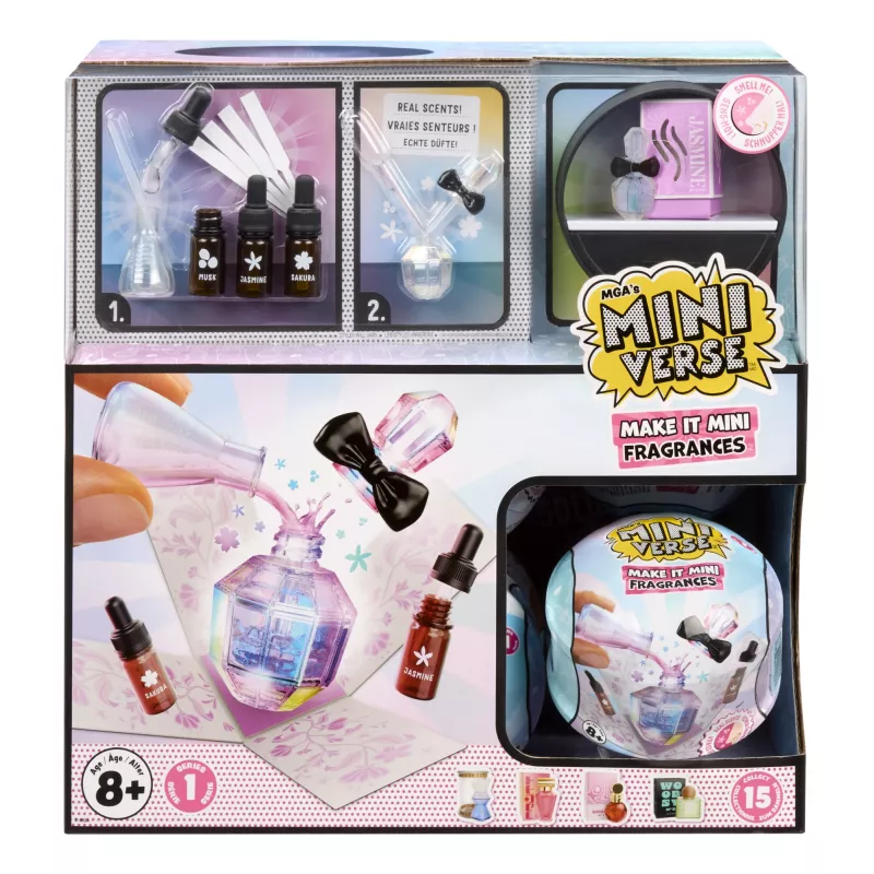 Miniverse Make It Mini Fragrances in PDQ, Kinder-Parfümherstellungsset, 8 Jahr(e), Mehrfarbig