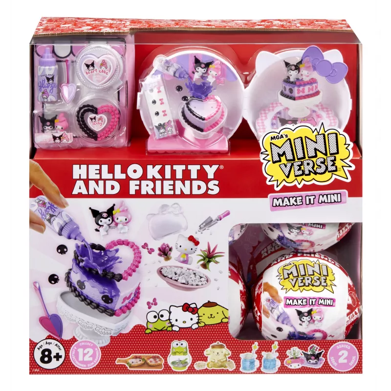 Miniverse Make It Mini SANRIO Series 2 Asst in PDQ, 8 Jahr(e), Mehrfarbig, Kunststoff
