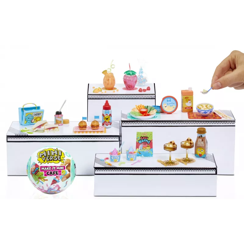 Miniverse Make It Mini Foods: Café in PDQ Serie 5 (Wave A), 8 Jahre, Mehrfarbig, Kunststoff