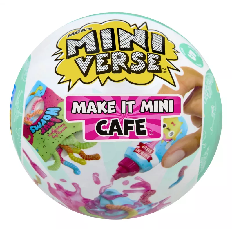 Miniverse Make It Mini Foods: Café in PDQ Serie 5 (Wave A), 8 Jahre, Mehrfarbig, Kunststoff