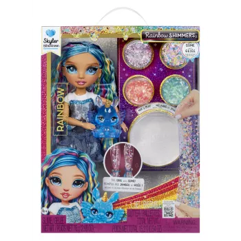 Rainbow High Rainbow Shimmers mit Slime Modepuppe - Skyler (blau)