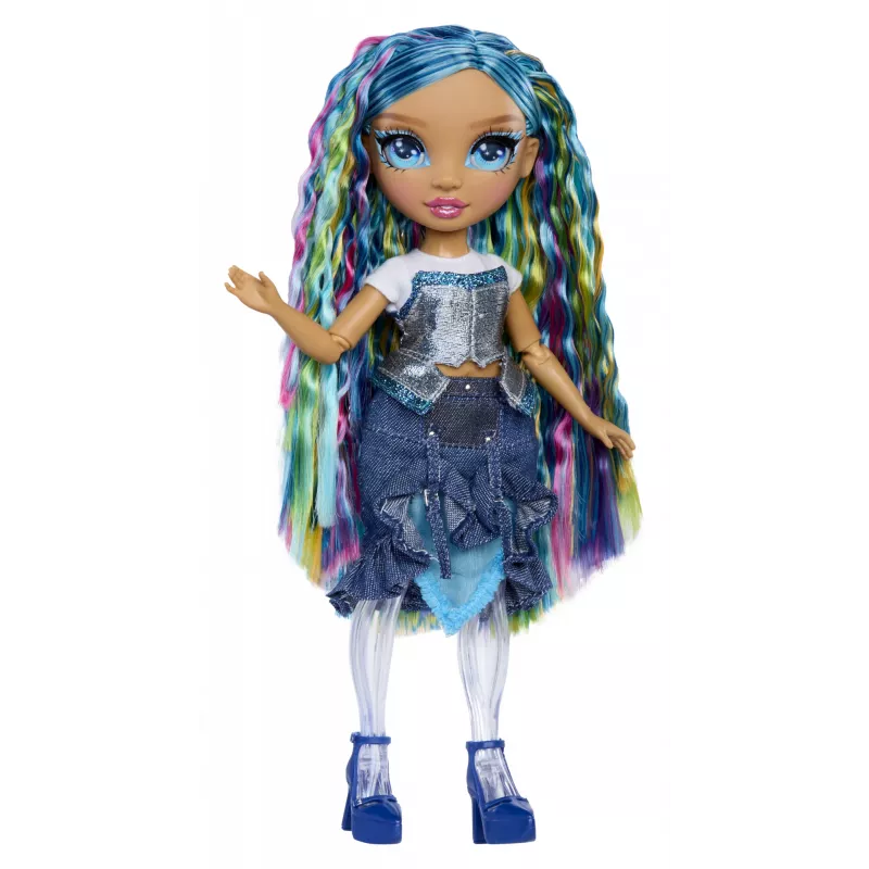 Rainbow High Rainbow Shimmers mit Slime Modepuppe - Skyler (blau)