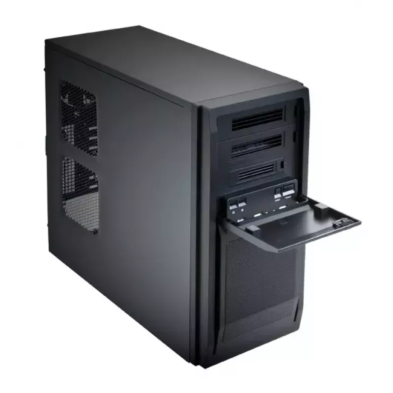 Chieftec LF-02B-OP Computergehäuse Midi Tower Schwarz