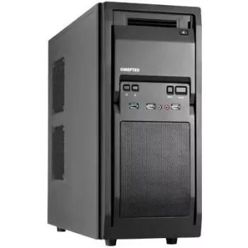 Chieftec LF-02B-OP Computergehäuse Midi Tower Schwarz