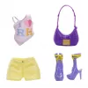 Rainbow High My Fashion Style Fashion Dolls- Violet, Modepuppe, Weiblich, 4 Jahr(e), Junge/Mädchen, 280 mm, Mehrfarbig