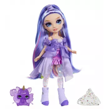Rainbow High Rainbow Shimmers mit Schleim Modepuppe - Violet (lila)