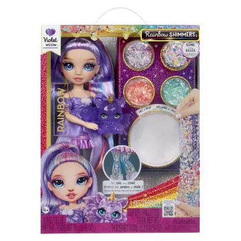 Rainbow High Rainbow Shimmers mit Schleim Modepuppe - Violet (lila)