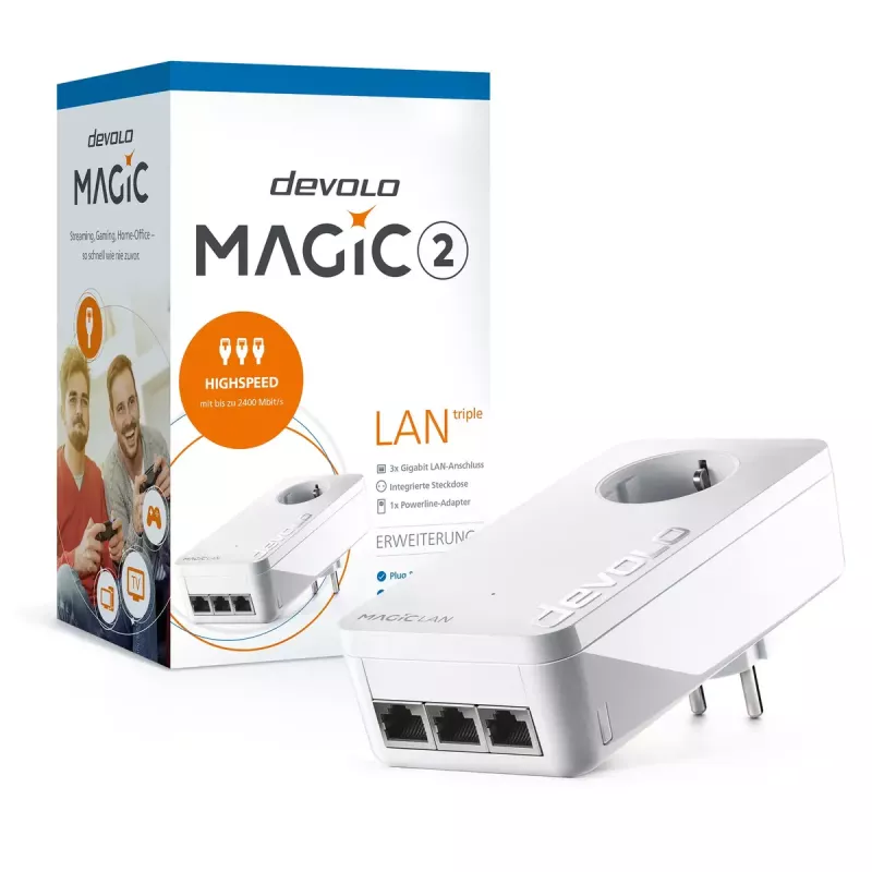 Ethernet-LAN-Adapter Devolo Magic 2 LAN triple