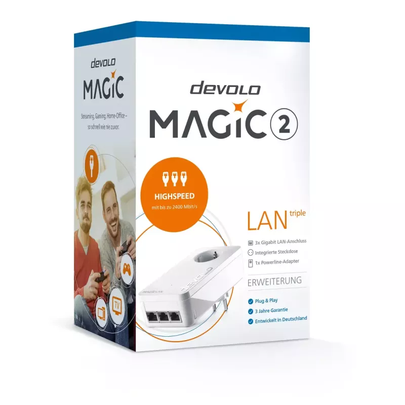 Ethernet-LAN-Adapter Devolo Magic 2 LAN triple