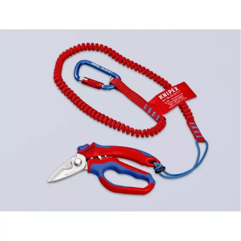 Knipex 95 05 20 SB Zange Edelstahl Kunststoffgriff Blau Rot