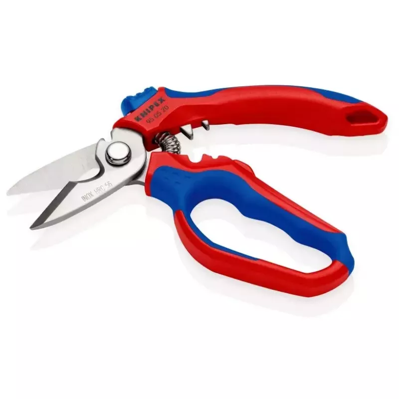 Knipex 95 05 20 SB Zange Edelstahl Kunststoffgriff Blau Rot