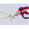 Knipex 95 05 20 SB Zange Edelstahl Kunststoffgriff Blau Rot