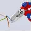 Knipex 95 05 20 SB Zange Edelstahl Kunststoffgriff Blau Rot