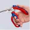 Knipex 95 05 20 SB Zange Edelstahl Kunststoffgriff Blau Rot