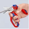 Knipex 95 05 20 SB Zange Edelstahl Kunststoffgriff Blau Rot
