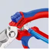 Knipex 95 05 20 SB Zange Edelstahl Kunststoffgriff Blau Rot