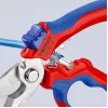 Knipex 95 05 20 SB Zange Edelstahl Kunststoffgriff Blau Rot