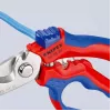 Knipex 95 05 20 SB Zange Edelstahl Kunststoffgriff Blau Rot