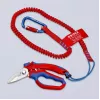 Knipex 95 05 20 SB Zange Edelstahl Kunststoffgriff Blau Rot