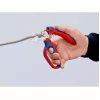 Knipex 95 05 20 SB Zange Edelstahl Kunststoffgriff Blau Rot